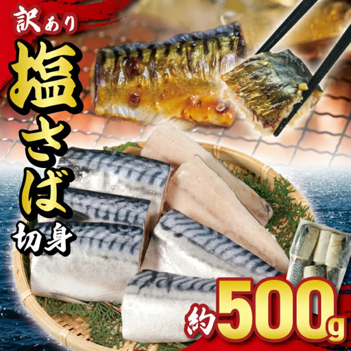 訳あり 塩鯖 500g 鯖