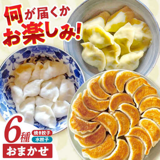 餃子 6種おまかせ便 / ギョウザ ぎょうざ 餃子 焼餃子 水餃子 冷凍 / 諫早市 / 餃子のかわしも [AHBM005]