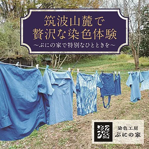 型染め体験 体験チケット 30,000円分 ぷにの家 体験チケット