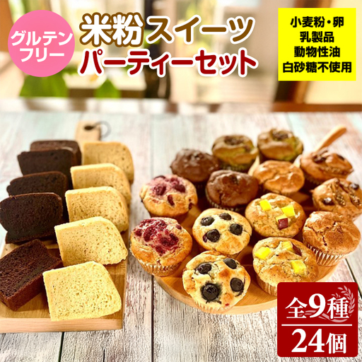 グルテンフリー ヴィーガン 米粉スイーツ パーティーセット サンテカフェまる D300-011