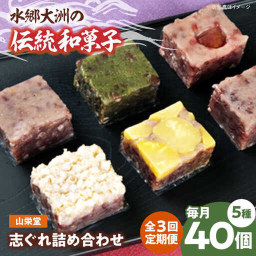 和菓子【全3回定期便】「山栄堂の志ぐれA」【毎月2箱】和菓子[AGBM053]