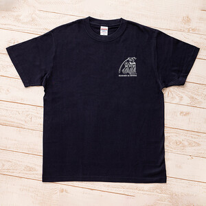 仙台・宮城の観光Tシャツ　「猫に七夕」Tシャツ　Mサイズ　［S-04］