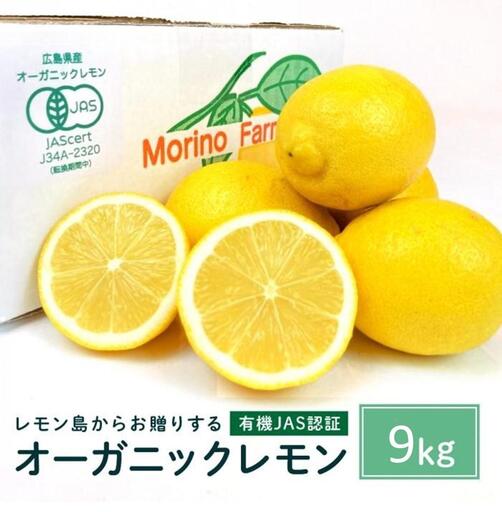 【有機JAS認証】レモン島からお贈りするオーガニックレモン 9kg 有機レモン 2月以降発送予定 産直 国産 有機栽培