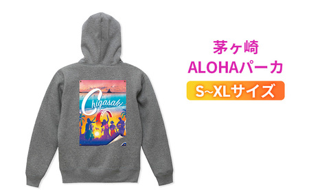 パーカ Chigasaki 裏起毛 サザンC ヘザーグレー パーカ M
