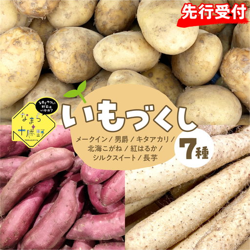 【先行受付】【2026年12月中旬より順次発送】北海道十勝芽室町　なまら十勝野のいもづくし 7種 計4kg me001-048c