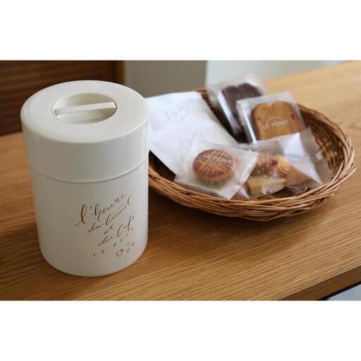 LE PONT キャニスター缶＜ホワイト＞