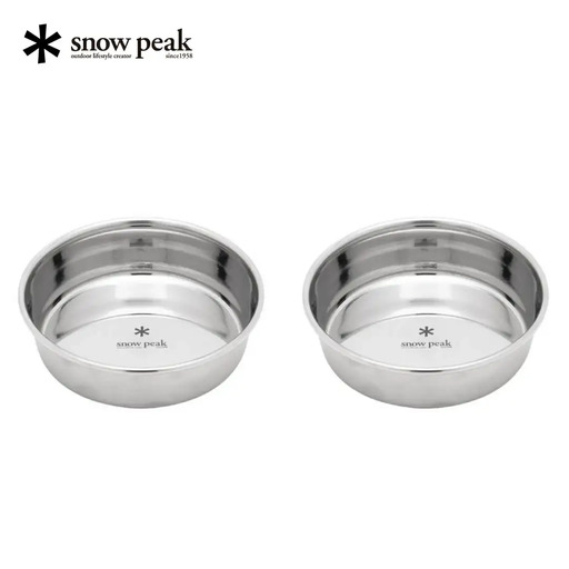 スノーピーク フードボウルM 2個セット PT-170 (Snow Peak) キャンプ用品 アウトドア用品 防災 防災グッズ 防災用品 ペット用品【016S073】