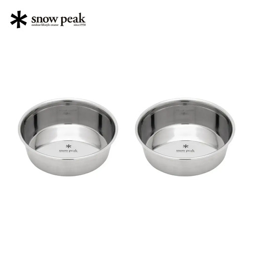スノーピーク フードボウルL 2個セット PT-213 (Snow Peak) キャンプ用品 アウトドア用品 防災 防災グッズ 防災用品 ペット用品【021S065】