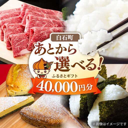 【あとから選べる】佐賀県白石町ふるさとギフト 4万円分 / あとから [IZY011]