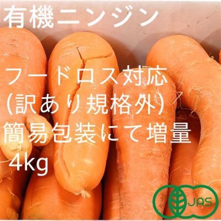 【フードロス対応・規格外】有機ニンジン  訳あり   冬季限定(12～3月発送)【配送不可地域：離島・北海道・沖縄県】【1568583】