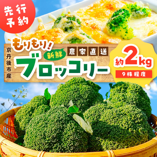 先行予約 もりもりブロッコリー 約2kg | 2026年11月上旬～発送