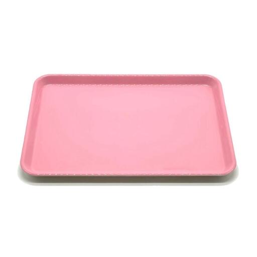 NICO トレイ ［ピンク 単品 1枚］トレー 食洗機対応 電子レンジ 滑り止め かわいい 33cm