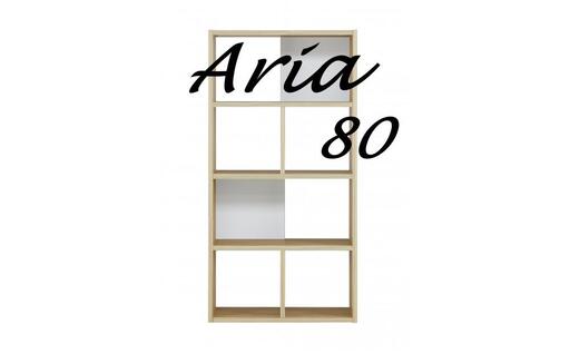 アリア ハイシェルフ80 パーテーションシェルフ ナチュラル