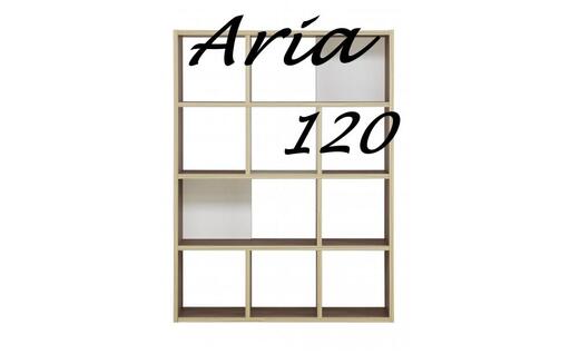 アリア ハイシェルフ120 パーテーションシェルフ ブラウン