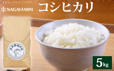長野県東御市産　永井農場の米（コシヒカリ） 5kg｜白米5kg白米白米白米白米白米