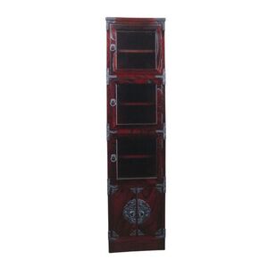 岩谷堂箪笥 多目棚 1台 伝統工芸品 家具 インテリア 棚 シェルフ オープンラック 和家具 和モダン 収納 キャビネット 木製 漆 南部鉄器金具 職人 手作り 逸品 高級家具 リビング 玄関 飾り棚 盛岡名産 欅 ケヤキ 日本製 整理 伝統 芸術 岩手県 盛岡市 東北 岩手 盛岡 有限会社 中千製作所