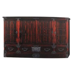 岩谷堂箪笥 サイドボード3号新 1台 伝統工芸品 家具 インテリア サイドボード キャビネット 和家具 和モダン 収納 木製 漆 南部鉄器金具 職人 手作り 逸品 高級家具 リビング 応接室 飾り棚 盛岡名産 欅 ケヤキ 日本製 整理 引き出し 岩手県 盛岡市 東北 岩手 盛岡 有限会社 中千製作所