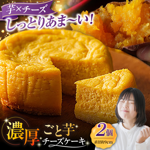 ごと芋チーズケーキ 2個 五島市/ごと[PBY056] セット ケーキ スイーツ デザート おやつ