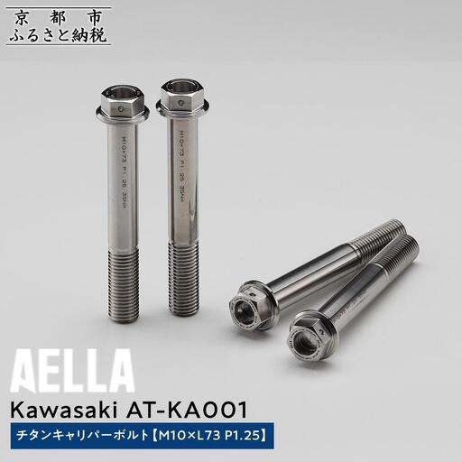 [AELLA]Kawasaki|チタンキャリパーボルト AT-KA001 [M10×L73 P1.25]|京都 バイクギア カスタムパーツ 人気ブランド バイク