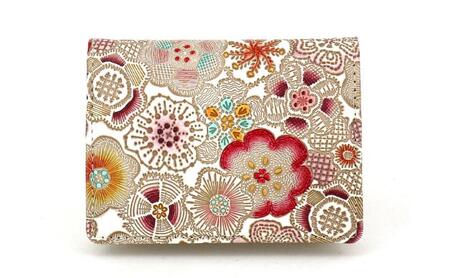 [文庫屋大関]箱まち小銭入れ 春らんまん[茜][皮革工芸品] 革製品 工芸品 民芸品 牛革 財布 小銭入れ 小物入れ お祝い ギフト プレゼント 墨田区 東京都