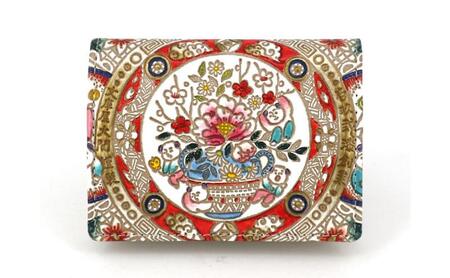 小銭入れ 文庫屋大関 箱まち 唐子[皮革工芸品] 小銭入れ