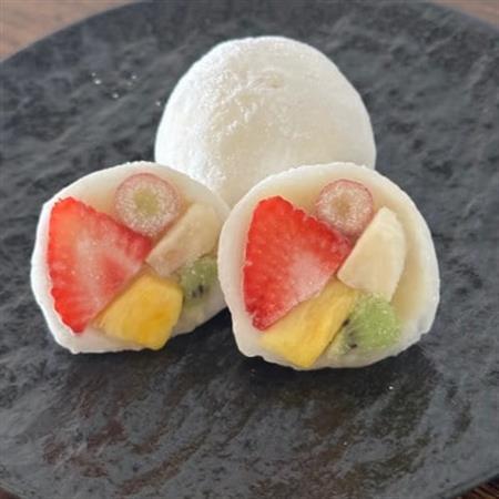 【4個|白あん】フルーツミックス大福(5種類のフルーツ入り)　フルーツ専門店の人気商品　_菓子・スイーツ 大福  だいふく ダイフク_【配送不可地域：離島】【1586985】