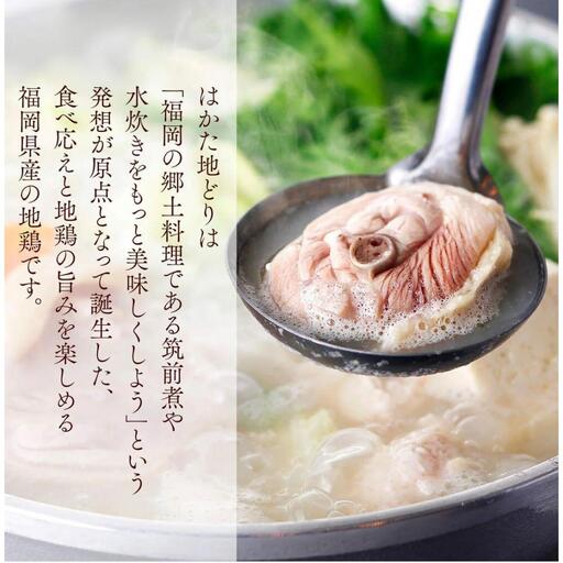 福岡市内製造｜内容量2,730g｜『博多水炊き大和』【博多水炊きセット】（3～4人前） | 調味料 食品 加工食品 人気 おすすめ 送料無料