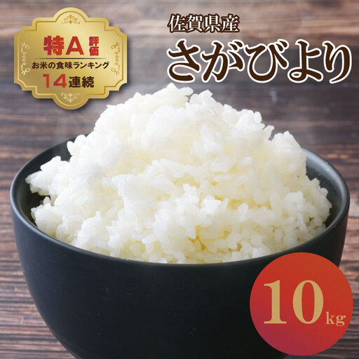 【8月配送】佐賀ブランド米「さがびより10kg（5kg×2）潮風F 白米 C280-001 