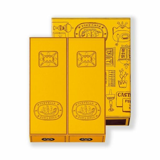 【12回定期便】福砂屋 カステラ小切れ1号2本入 / カステラ かすてら カット済み ざらめ おやつ 福砂屋 福砂屋 ふくさや 長崎 銘菓 贈答 / 諫早市 / 福砂屋 [AHDN016]