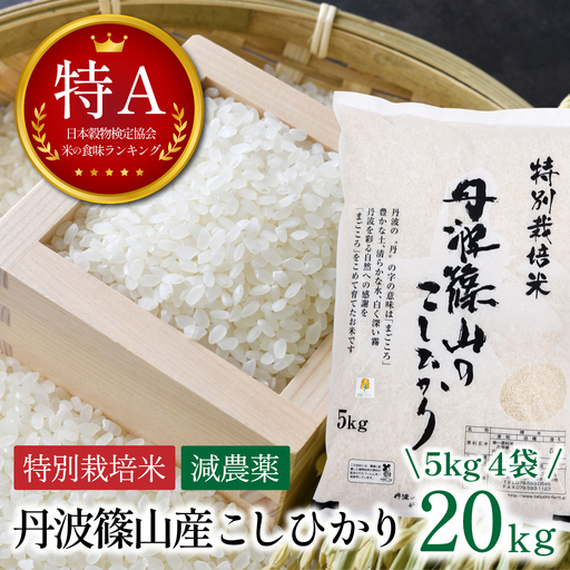 総合2位獲得！〈スピード出荷〉減農薬 特A コシヒカリ 5kg 丹波篠山産