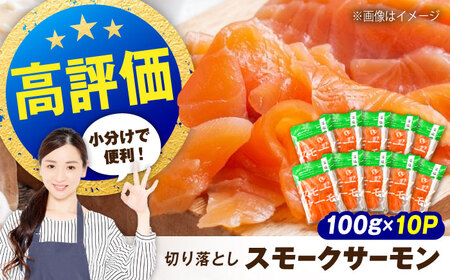 スモークサーモン 100ｇ×10[AQAJ019]サーモン