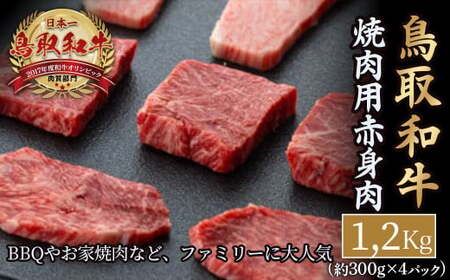鳥取和牛 焼肉用赤身肉 1.2kg 国産 牛肉 焼肉 小分け 赤身 ウデ モモ バーベキュー 和牛 黒毛和牛 国産 ブランド牛 鳥取県 倉吉市 焼肉 焼肉 焼肉 焼肉