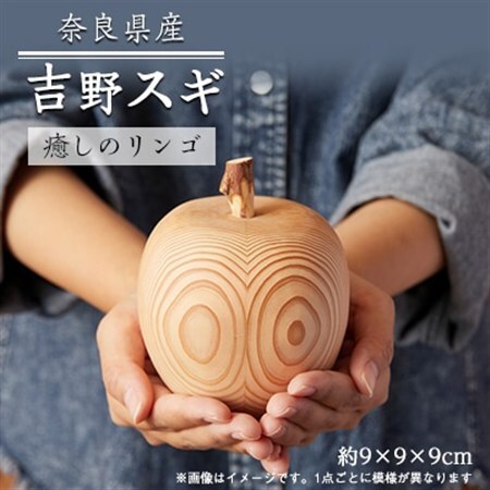吉野杉　癒しのリンゴ　1個【1421363】