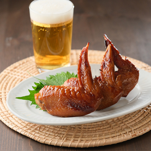 ビールがすすむ！中林商店の黒チョップ15本入り/手羽先 おつまみ No.1066