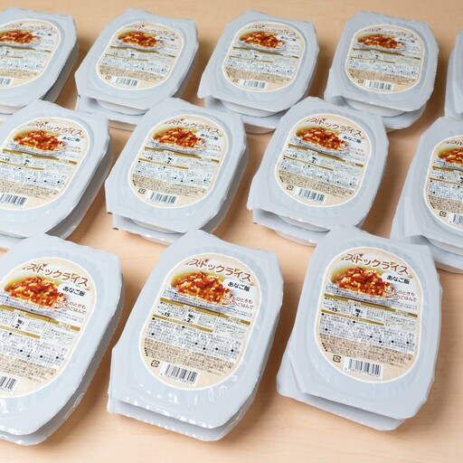 非常食　【長期保存可能】ストックライス　あなご飯　２００ｇ×２４個