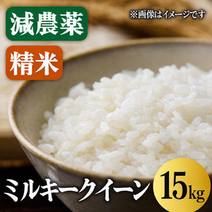 【令和7年度産】減農薬ミルキークイーン 精米 15kg / 米 農家直送 低農薬 綾部市 / 森本ファーム［BSDH064］