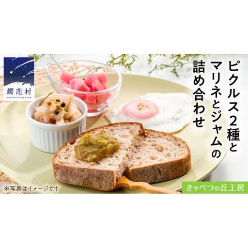 ピクルス2種とマリネとジャムの詰め合わせ 瓶詰 [AB002tu]