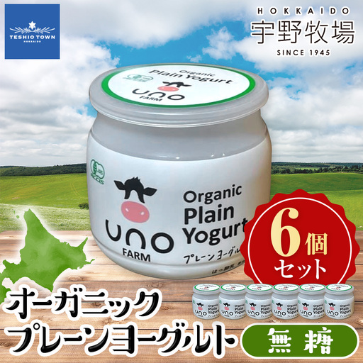 オーガニックプレーンヨーグルト（無糖）6個セット
