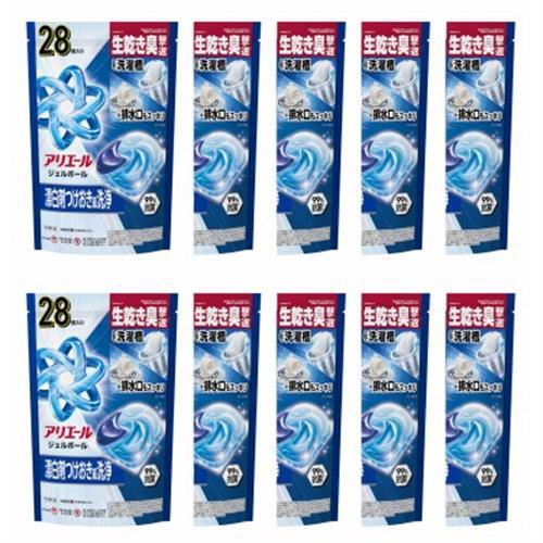 P＆G　アリエールジェルボールプロ　つめかえハイパージャンボサイズ(28個入り)10個_雑貨・日用品 洗剤 日用品 _【1591399】