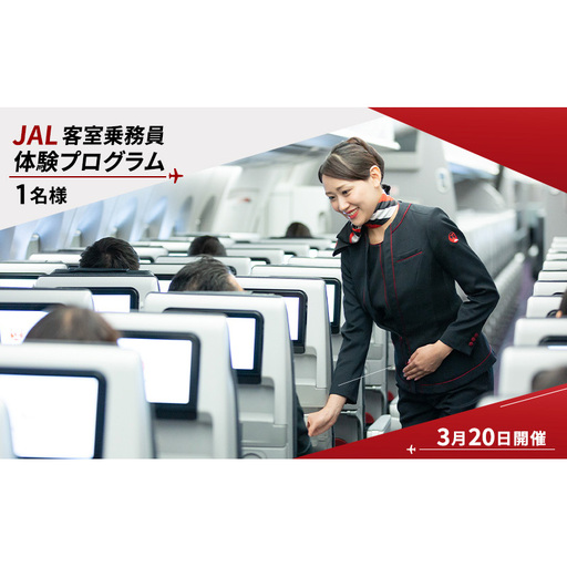 [3月20日開催]JAL 客室乗務員体験プログラム(1名様) 体験 体験型プログラム 客室乗務員 日本航空 職業体験 ドリンクサービス 機内アナウンス ビジネスクラス 機内食 大田区 東京都