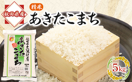あきたこまち精米5kg【配送不可地域：離島・沖縄県】【1595355】