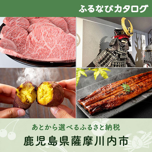 【有効期限なし！後からゆっくり特産品を選べる】鹿児島県薩摩川内市カタログポイント