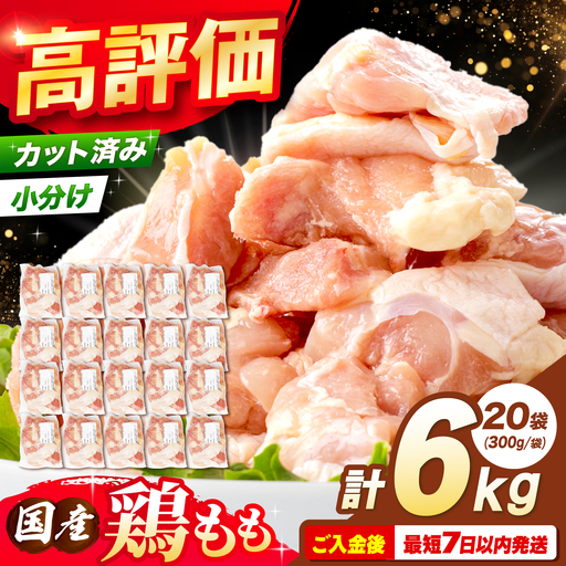 鶏肉 もも肉 6kg [AOCA004] 鶏肉