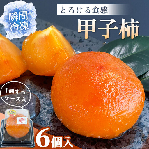 fn-71-001 ゆういち農園の甲子柿 6個入り