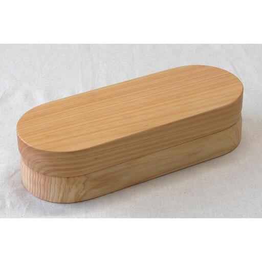 ◇紀州桧弁当箱 タイプ3 NA ナノコート 弁当包みセット【オハナ】【TN125】
