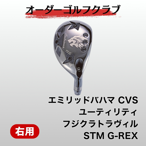 ゴルフ ゴルフクラブ エミリッドバハマCVSユーティリティ フジクラトラヴィル STM G-REX オーダーメイド アイズファクトリー|F37