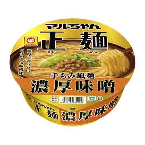 マルちゃん正麺　カップ　濃厚味噌　12食_麺 ラーメン  らーめん 拉麺_【1579862】