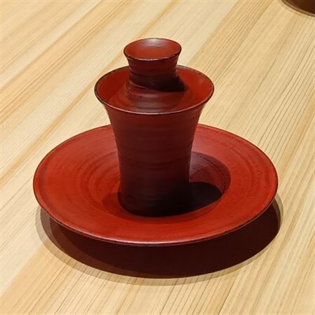 器而庵　アミューズカップ　根来_装飾品・工芸品  陶器・漆器 _【配送不可地域：離島・沖縄県】【1584168】