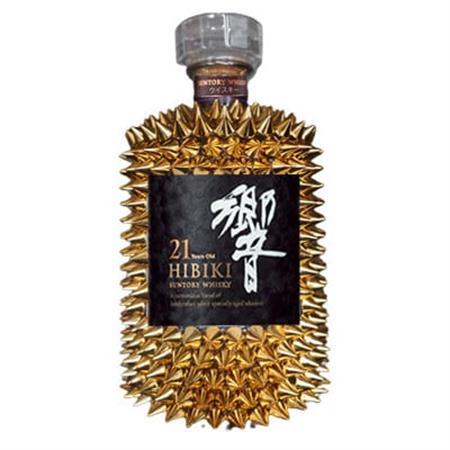 ウィスキー オリジナル デコレーションボトル (トゲHB21Y:700ml)_酒・アルコール ウイスキー    雑貨・日用品  家具・インテリア _【1604807】