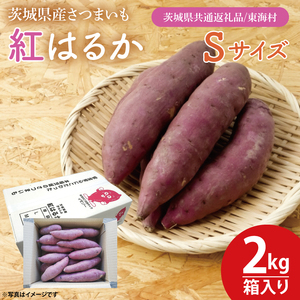 [数量限定]紅はるかSサイズ2kg箱[茨城県共通返礼品/東海村](KE-26)